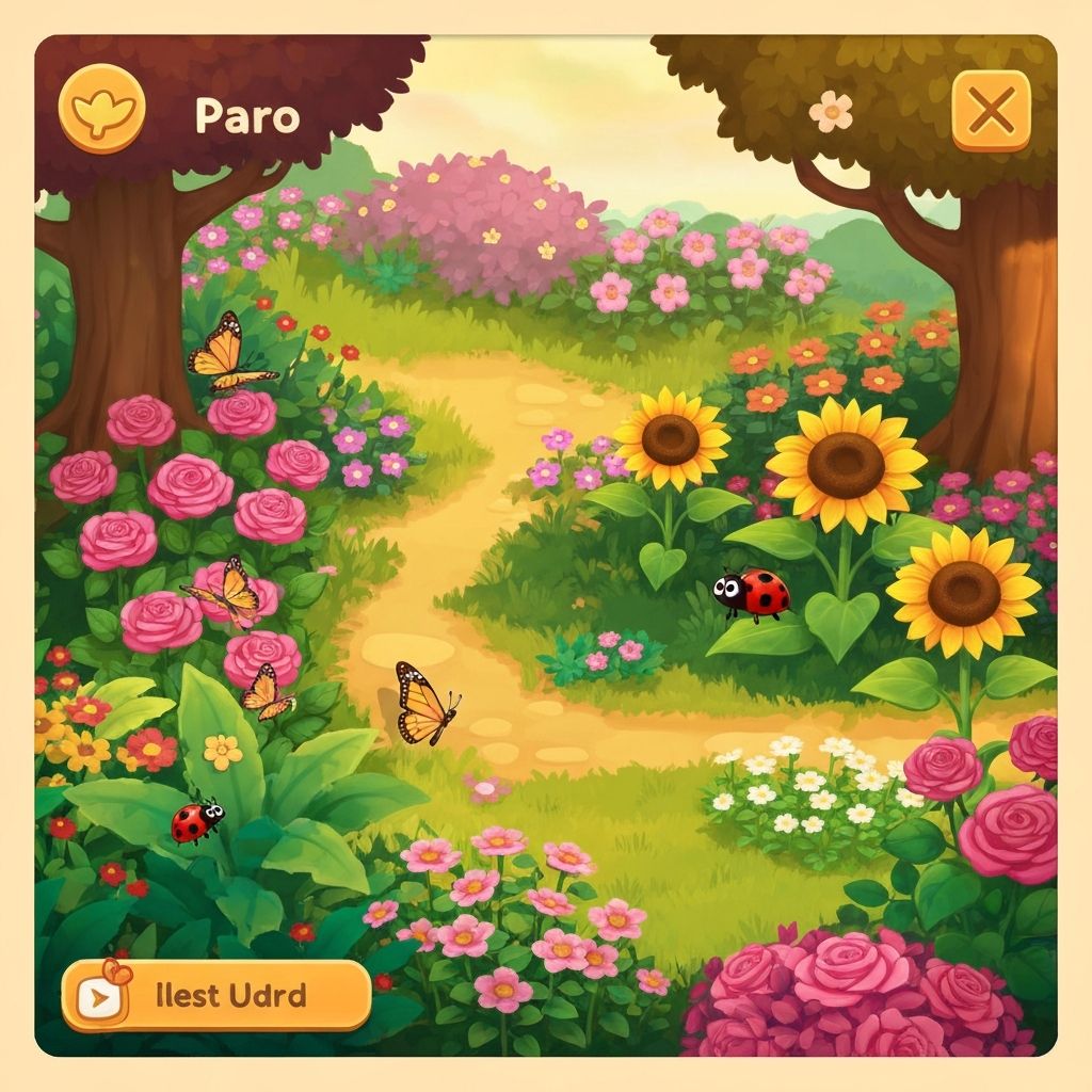 Garden scene variation 4